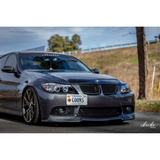 BMW E9X CARBON FIBER FRONT LIP FOR E9X M3 STYLE FRONT BUMPER