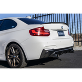 EuropeanCF BMW 2 Series F Chassis Performance Style carbon fiber trunk spoiler