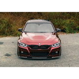 EuropeanCF BMW F30 3 Series - Carbon Fiber M-Tech front bumper Varis Style Lip