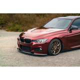 EuropeanCF BMW F30 3 Series - Carbon Fiber M-Tech front bumper Varis Style Lip